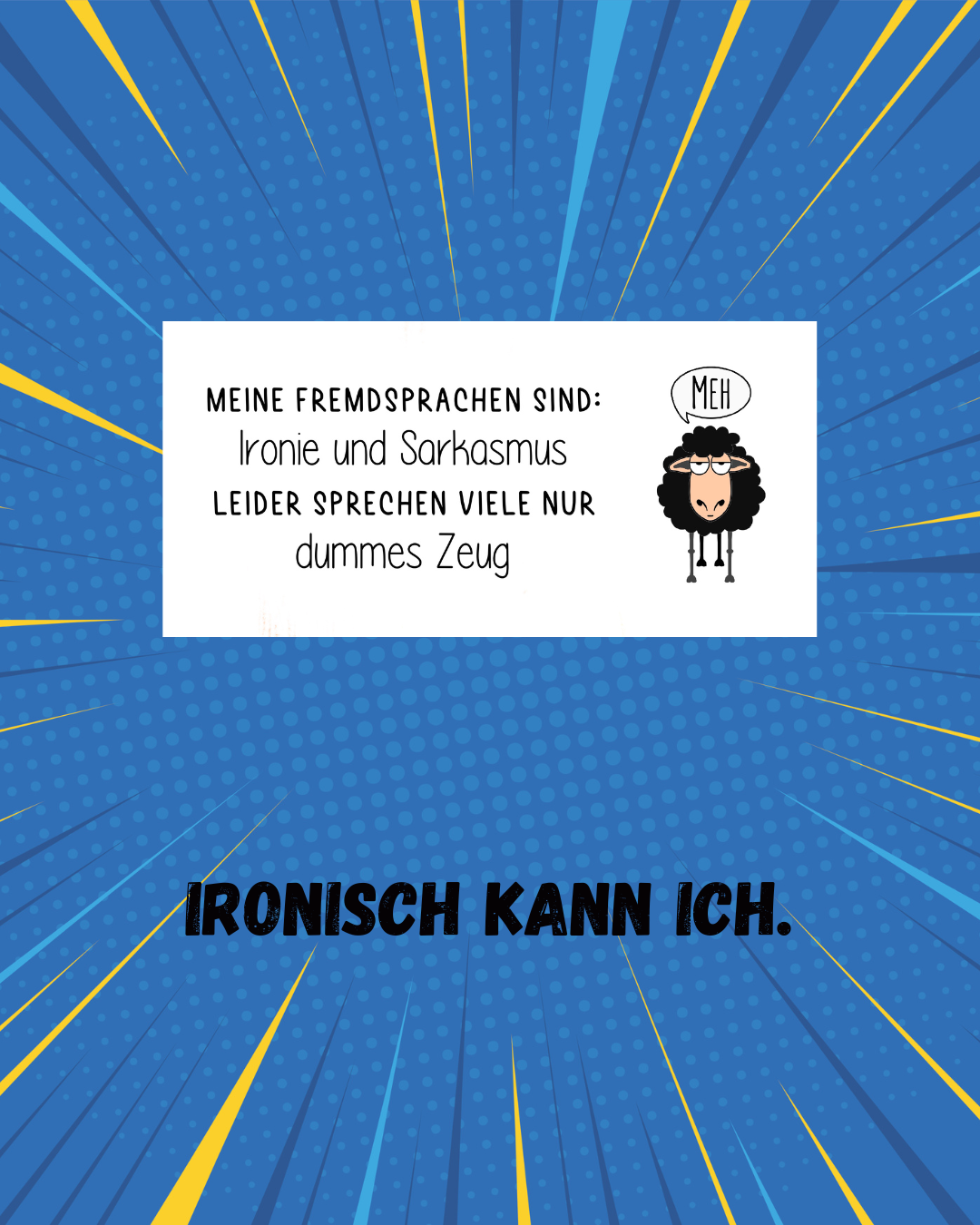 Schaftasse Ironie & Sarkasmus für Kaffeefans!