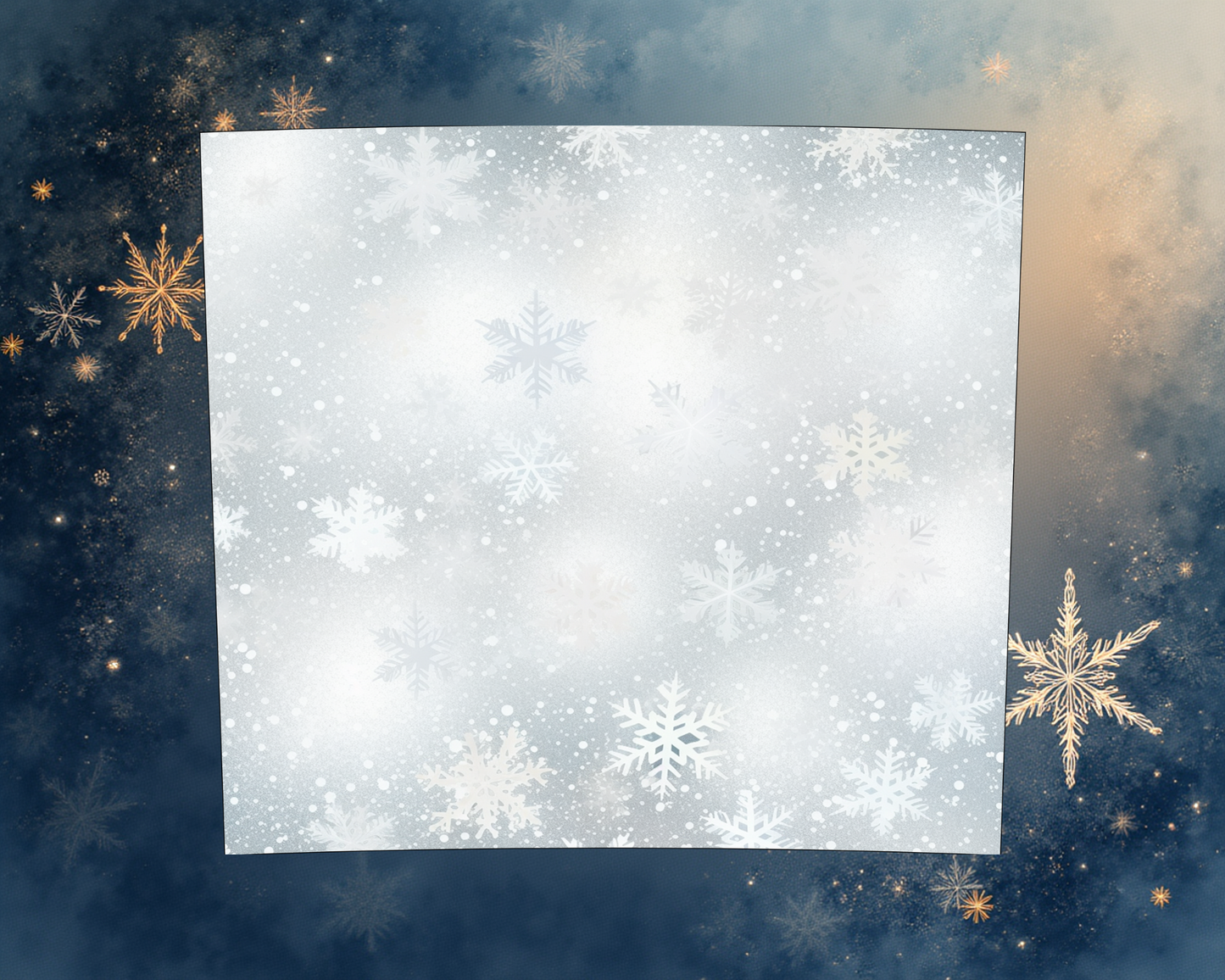 ❄️ Snowflake Tumbler von Creative Momentz – Winterliche Eleganz für heiße & kalte Getränke ☕