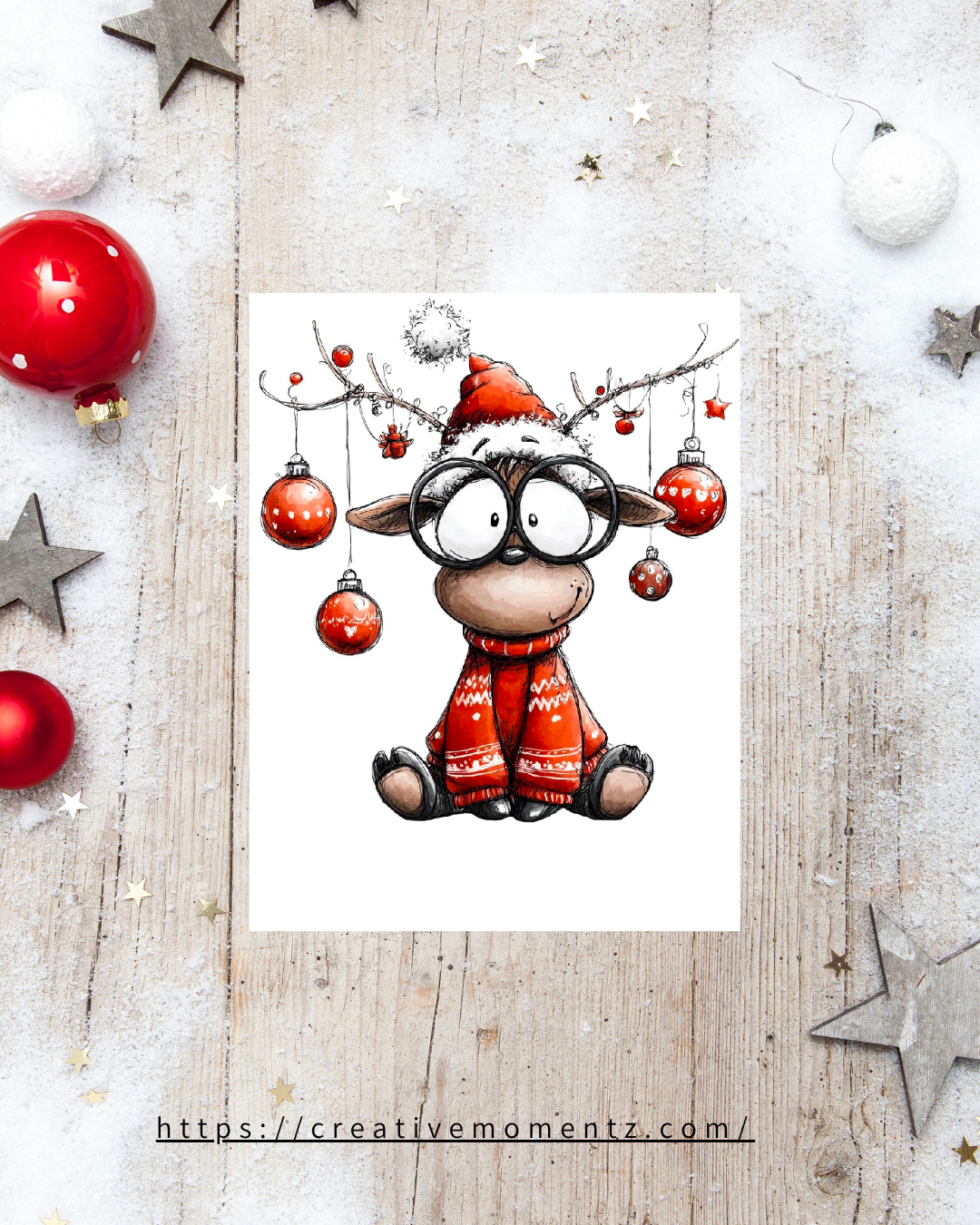 Lustige Rentier-Weihnachtstasse – Für fröhliche Wintermomente & gute Laune! ☕✨