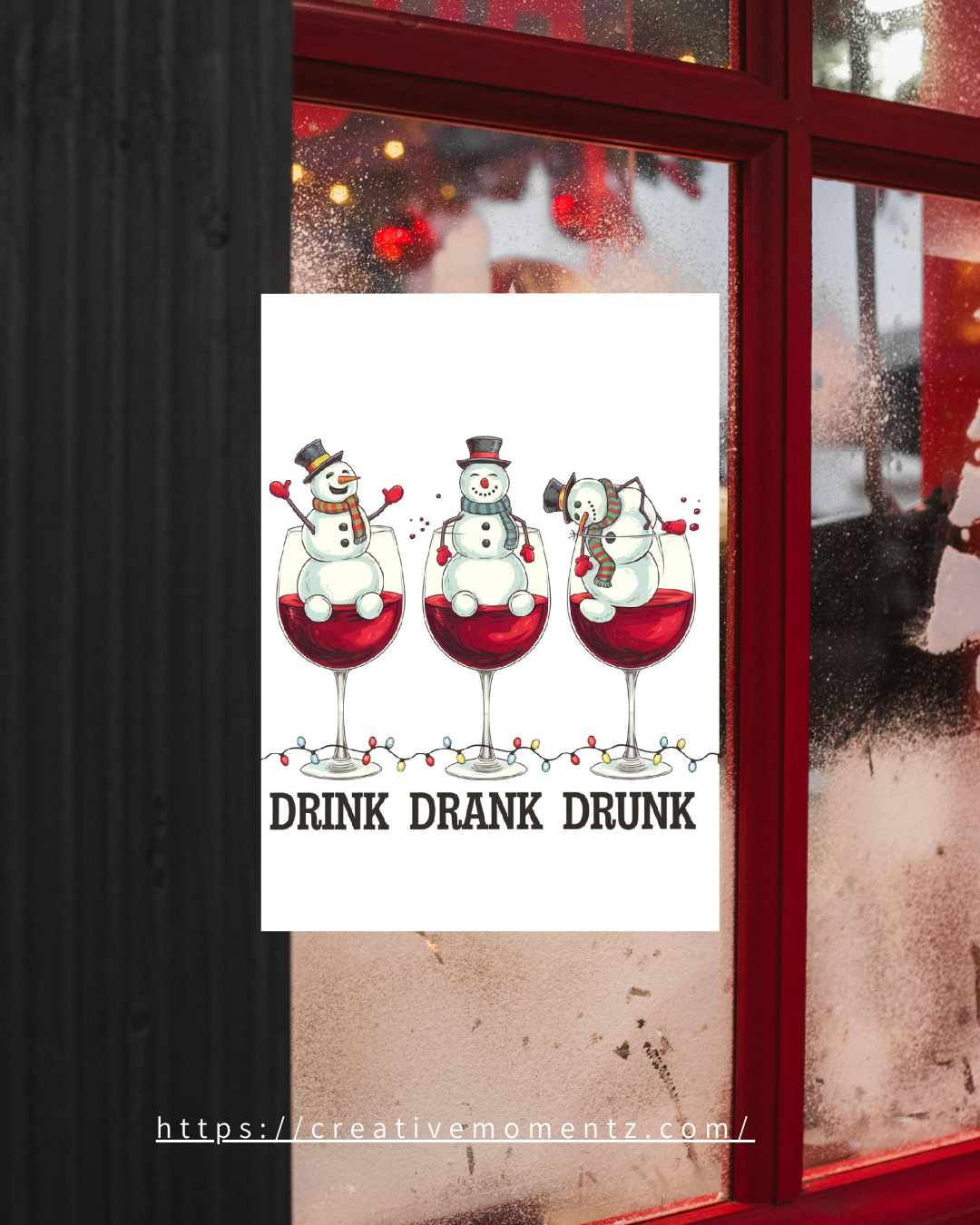 Lustige „Drink Drank Drunk“ Weihnachts-Tasse – Für alle, die Humor genauso lieben wie Glühwein! 🎄😂