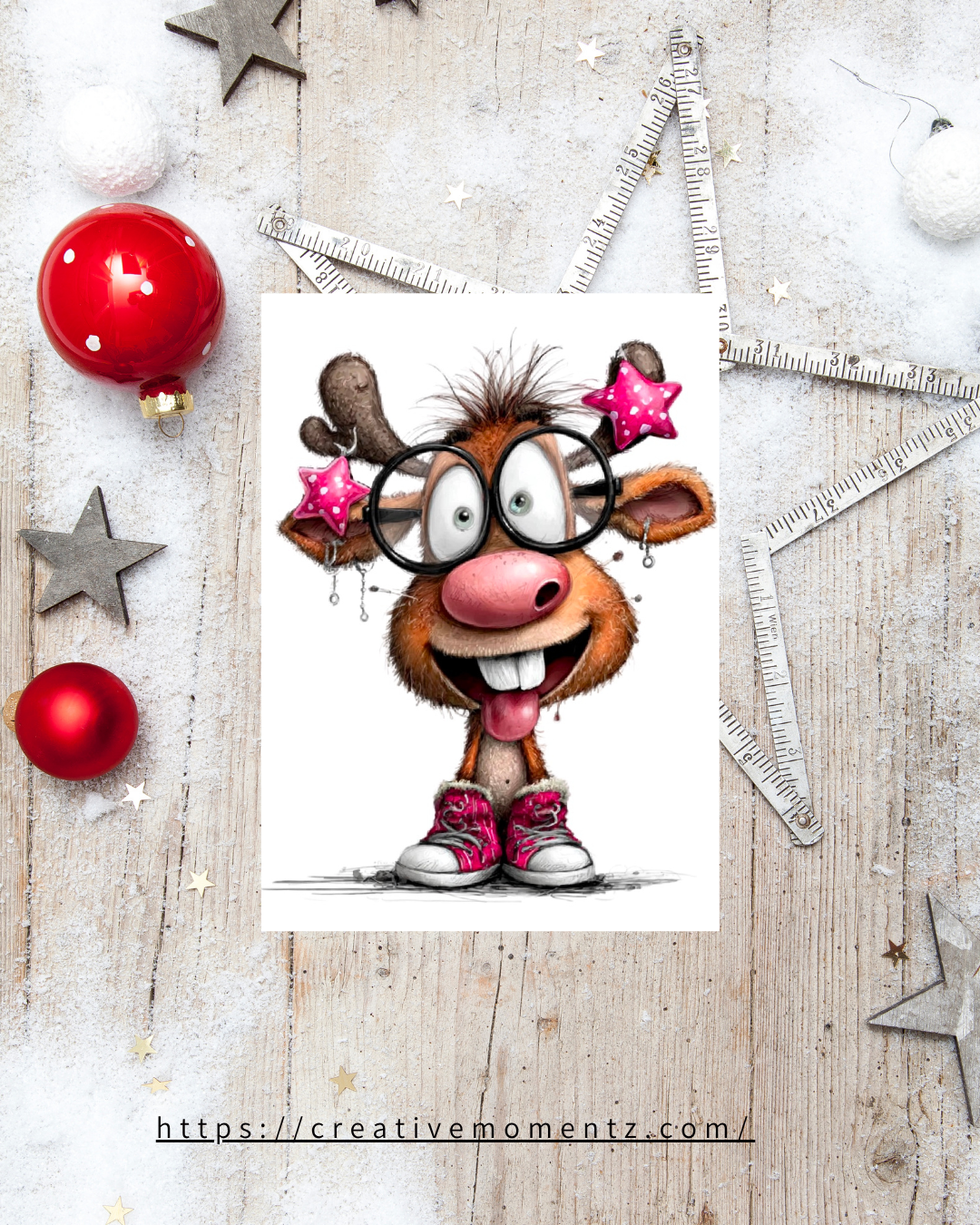 Lustige Rentier-Tasse – Der Weihnachtsbecher für gute Laune & fröhliche Wintermomente! ☕🎄