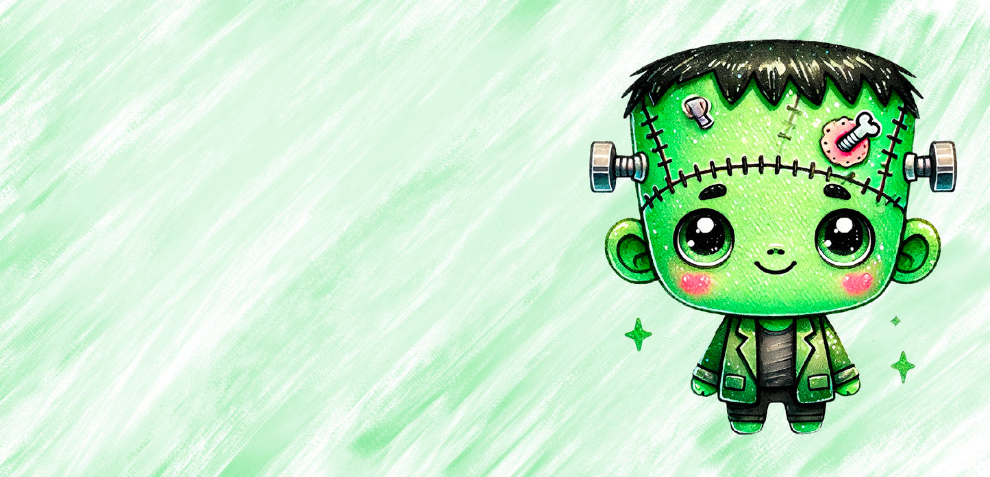 Kawaii Tasse Süßer Frankenstein | Halloween Keramiktasse 330 ml | Lustiges Monster Geschenkidee für Kinder & Erwachsene