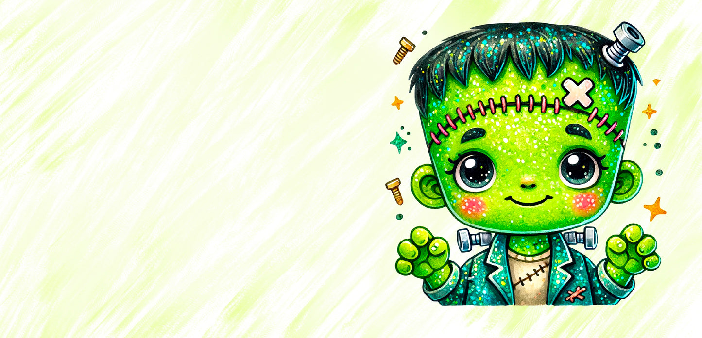 Kawaii Tasse Süßer Frankenstein | Halloween Keramiktasse 330 ml | Lustiges Monster Geschenk für Kinder & Erwachsene
