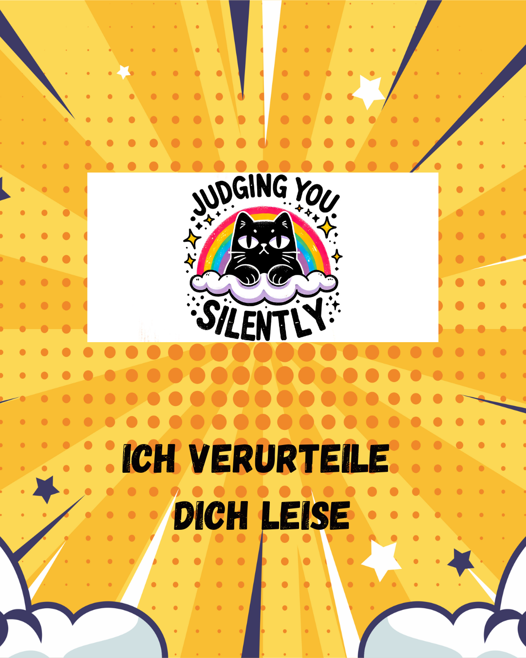 Still. Süß. Urteilend. lustige Katzentasse
