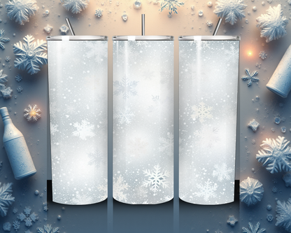 ❄️ Snowflake Tumbler von Creative Momentz – Winterliche Eleganz für heiße & kalte Getränke ☕