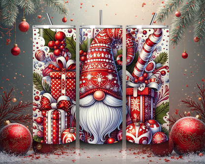 🎅✨ Christmas Gnome Tumbler von Creative Momentz – Der fröhliche Weihnachtswichtel für festliche Stimmung 🎁🎄