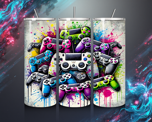 Hobby Tumbler mit Controller Design – Kreatives Basteln trifft Gaming-Flair