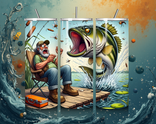 Tumbler „Angeln“ – Der perfekte Trinkbegleiter für passionierte Angler