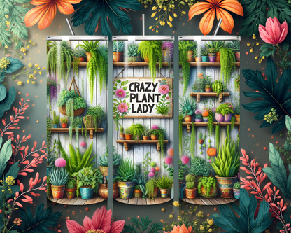 Tumbler „Crazy Plant Lady“ – Nachhaltig, stilvoll und funktional