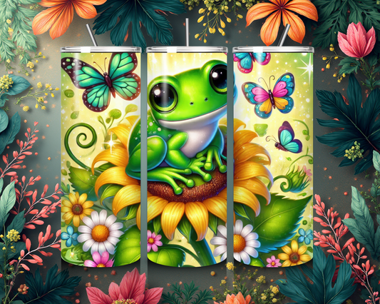 Tumbler „Frosch“ – Stilvoller und robuster Trinkbecher mit Frosch-Motiv