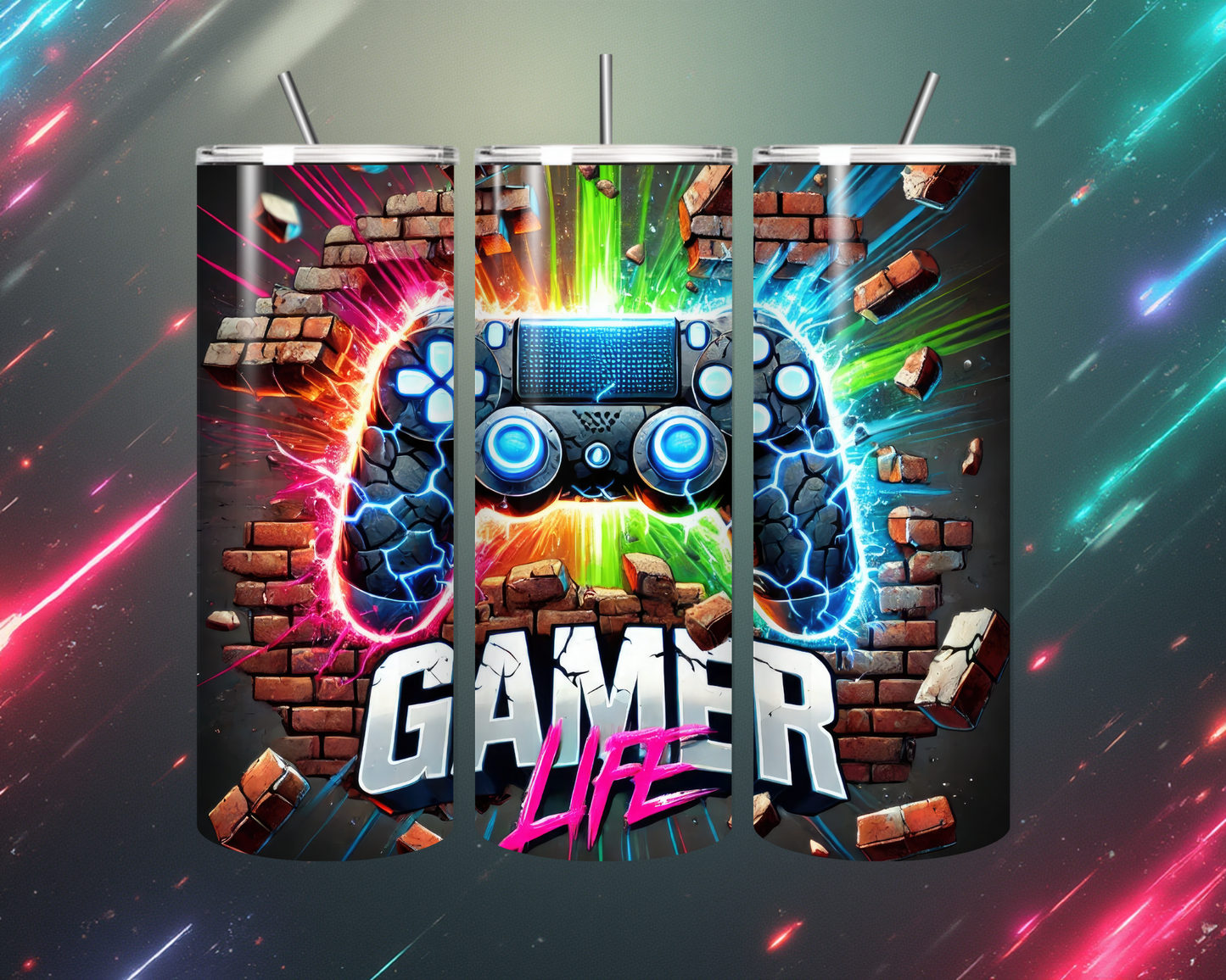 Hobby Tumbler „Gaming Life“ – Robust, stilvoll und perfekt für Gamer