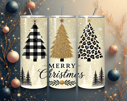 🎄 Merry Christmas Tumbler von Creative Momentz – Stilvoller Glanz für die Feiertage ✨