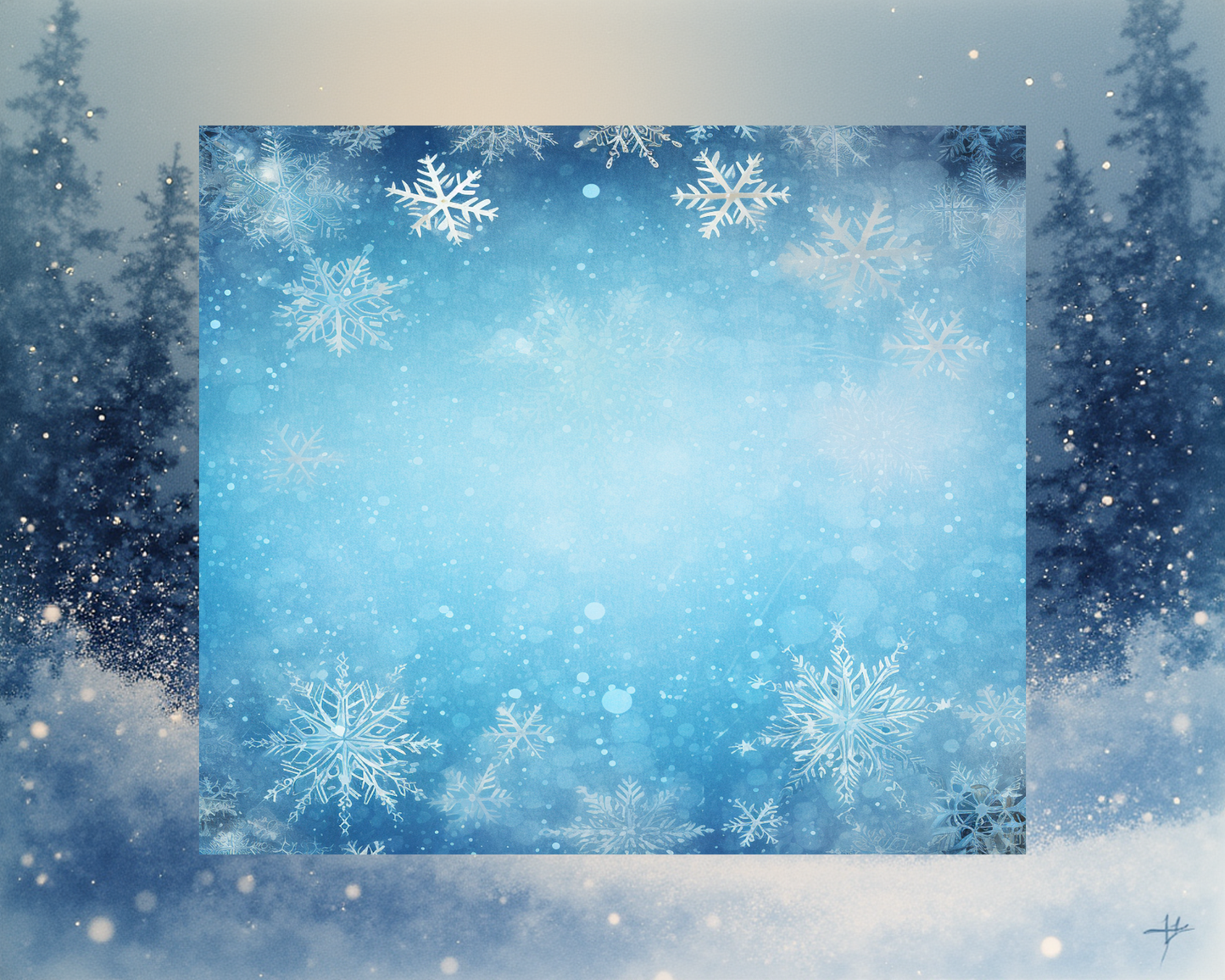 ❄️ Snowflake Tumbler von Creative Momentz – Eleganter Winterbecher in eisigem Blau ☕✨