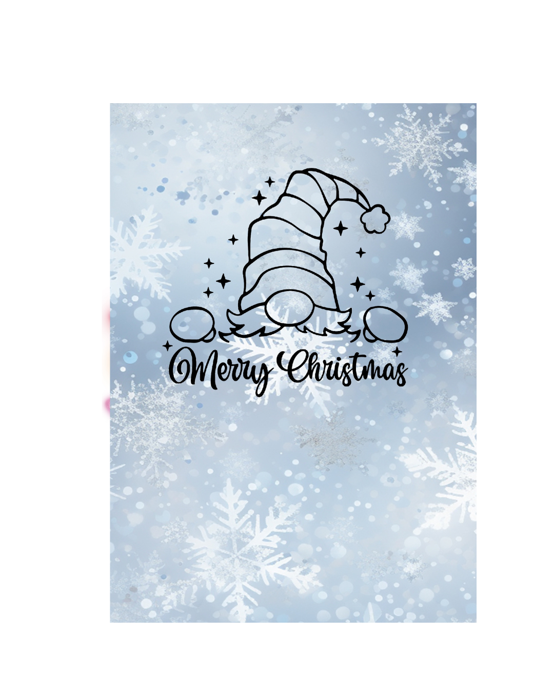 Weihnachtskarte mit Wichtel – Verspielte Weihnachtskarte zum Sofort-Download