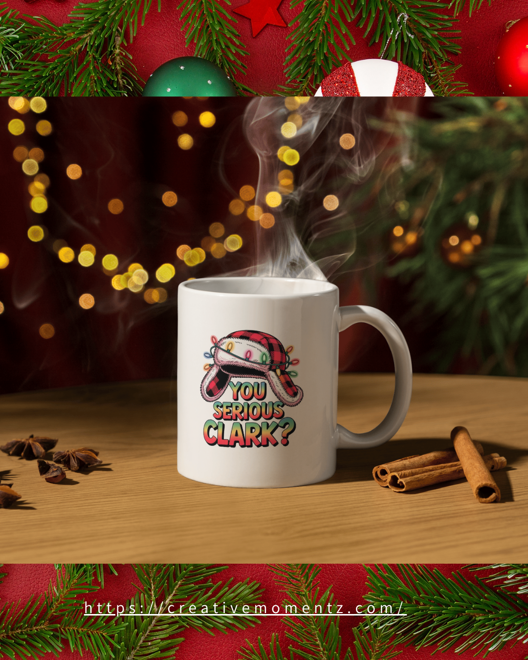 „You Serious Clark?“ – Die Kult-Weihnachtstasse für alle mit Humor! 🎅✨