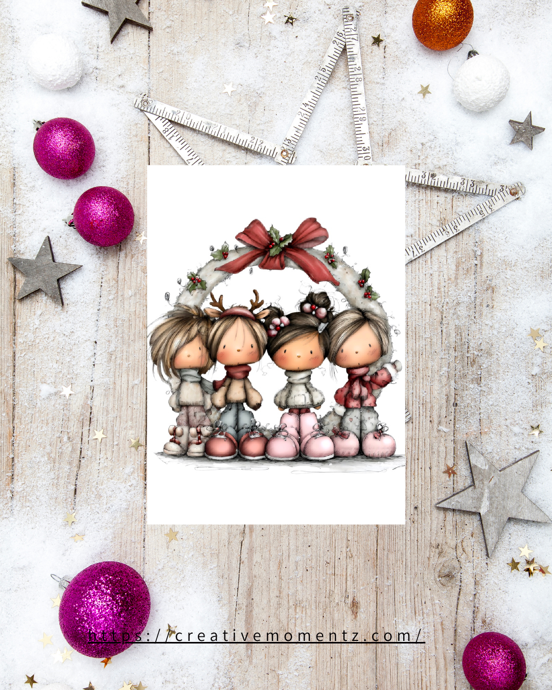 Süße Weihnachtsmädchen-Tasse – Zauberhafte Wintermomente für Herz & Seele ☕✨