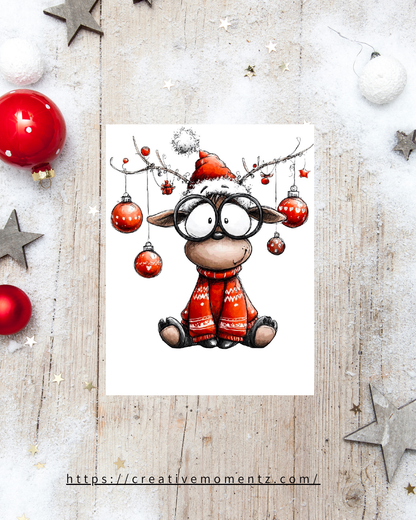 Lustige Rentier-Weihnachtstasse – Für fröhliche Wintermomente & gute Laune! ☕✨