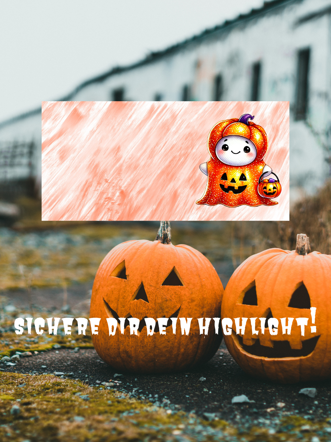 Süßer Geist im Kürbiskostüm Tasse – Kawaii Halloween & Herbst Design, Geschenkidee für Kinder  Spooky Fans, Spülmaschinenfest