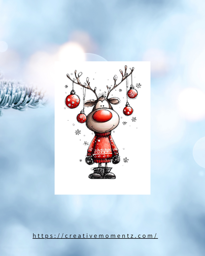 Niedliche Rentier-Weihnachtstasse – Für warme Wintermomente & festliche Stimmung! ☕✨