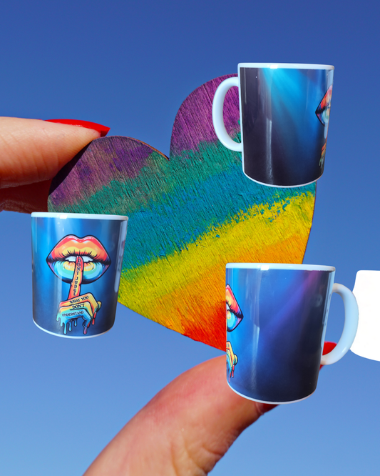 Tasse Don’t Judge What You Don’t Understand – Pride Tasse – LGBTQ+ Kaffeebecher – Motivationsspruch Tasse