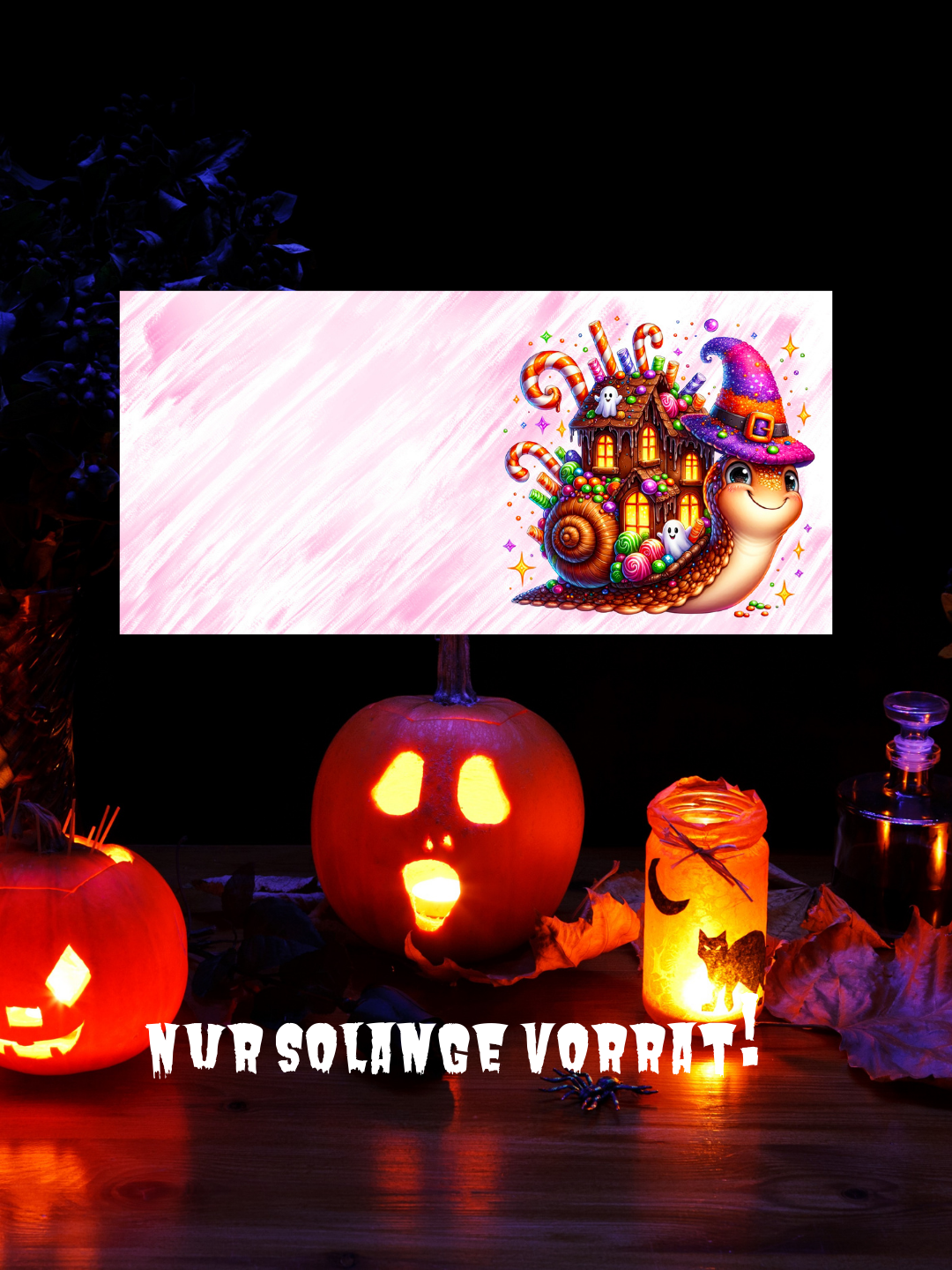 Kawaii Tasse Halloween-Schnecke | Lustige Keramiktasse 330 ml | Süßes Geschenk für Kinder & Halloweenfans