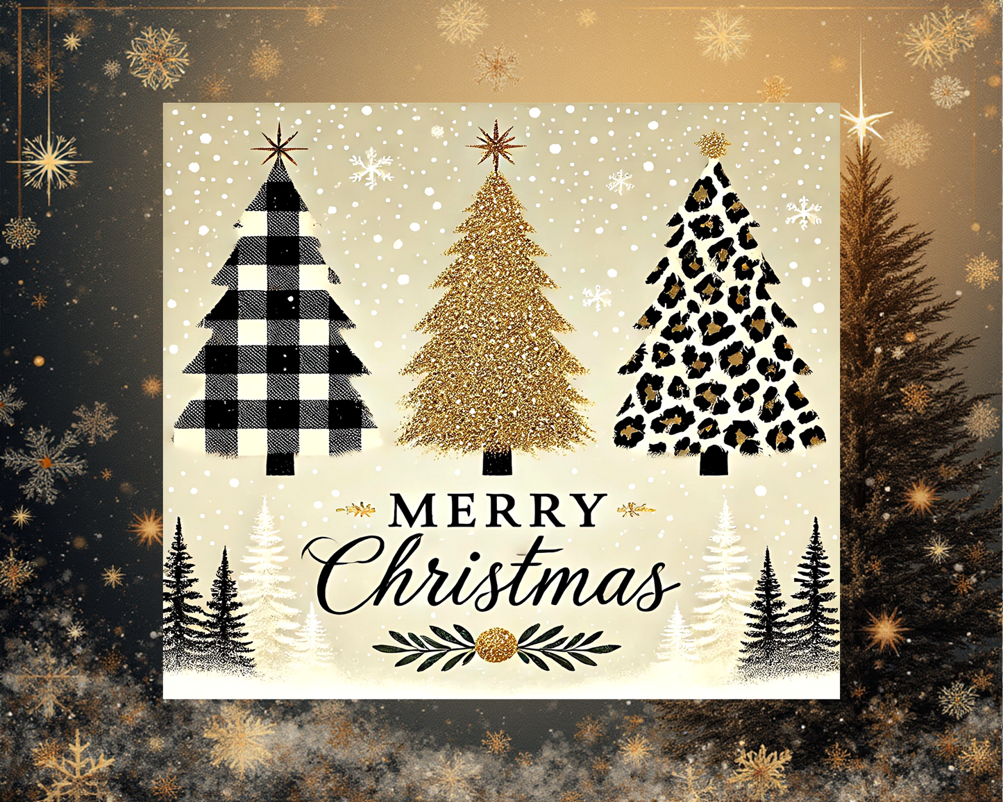 🎄 Merry Christmas Tumbler von Creative Momentz – Stilvoller Glanz für die Feiertage ✨