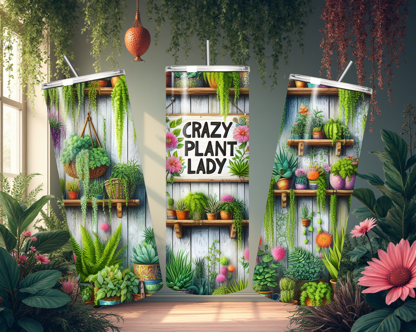 Tumbler „Crazy Plant Lady“ – Nachhaltig, stilvoll und funktional