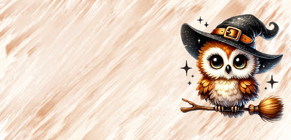 Süße Eule mit Hexenhut auf Besen Tasse – Kawaii Halloween  Herbst Design, Geschenkidee für Tier- & Hexenfans, Spülmaschinenfest