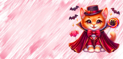 Süße Katze mit Hexenhut und Umhang Tasse – Kawaii Halloween & Herbst Design, Geschenkidee für Katzen-  Hexenfans, Spülmaschinenfest