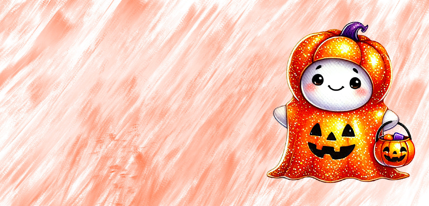 Süßer Geist im Kürbiskostüm Tasse – Kawaii Halloween & Herbst Design, Geschenkidee für Kinder  Spooky Fans, Spülmaschinenfest