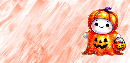 Süßer Geist im Kürbiskostüm Tasse – Kawaii Halloween & Herbst Design, Geschenkidee für Kinder  Spooky Fans, Spülmaschinenfest