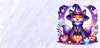 Süßer Zauberer-Fuchs Tasse – Kawaii Halloween & Herbst Design, Geschenkidee für Tier-  Fantasy-Fans, Spülmaschinenfest