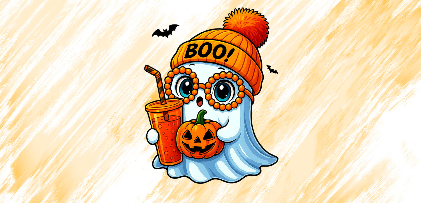 Halloween Tasse mit süßem Geist  Geschenkidee Herbst, Kaffee-  Teetasse, Spülmaschinenfest, Gruselig & Niedlich