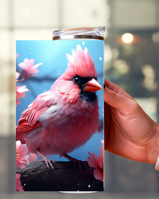 Tier Tumbler „Vogel Kardinal“ – Naturnahe Schönheit trifft auf funktionalen Stil