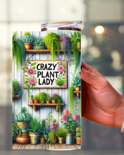 Tumbler „Crazy Plant Lady“ – Nachhaltig, stilvoll und funktional
