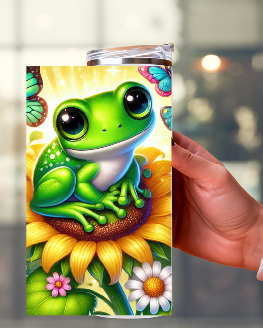 Tumbler „Frosch“ – Stilvoller und robuster Trinkbecher mit Frosch-Motiv